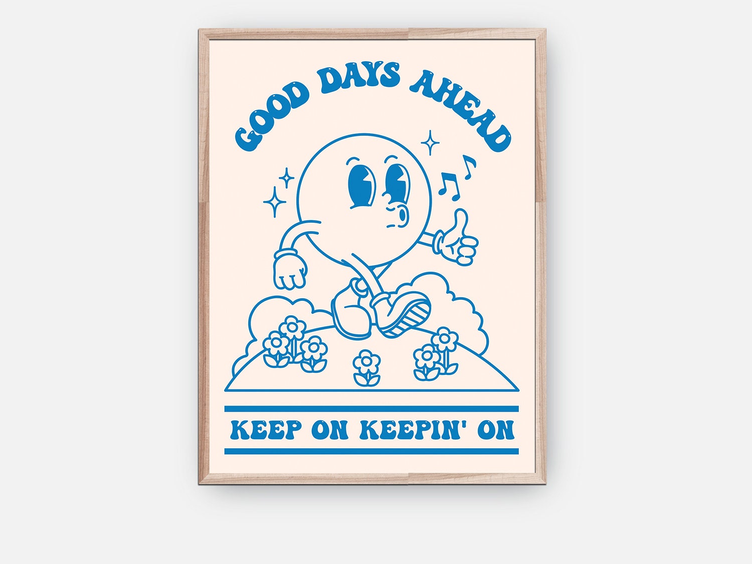 Good Days Ahead Retro Poster - shopartivo