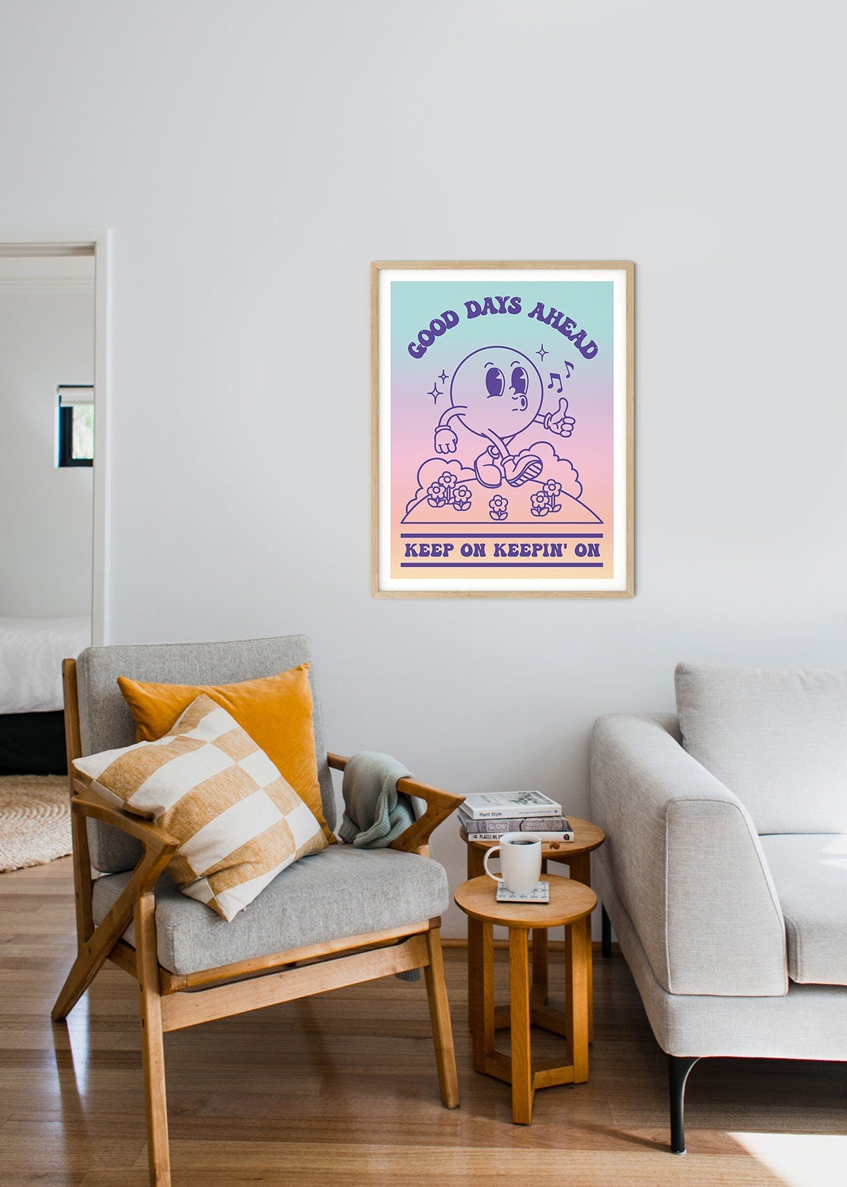 Good Days Ahead Retro Poster - shopartivo