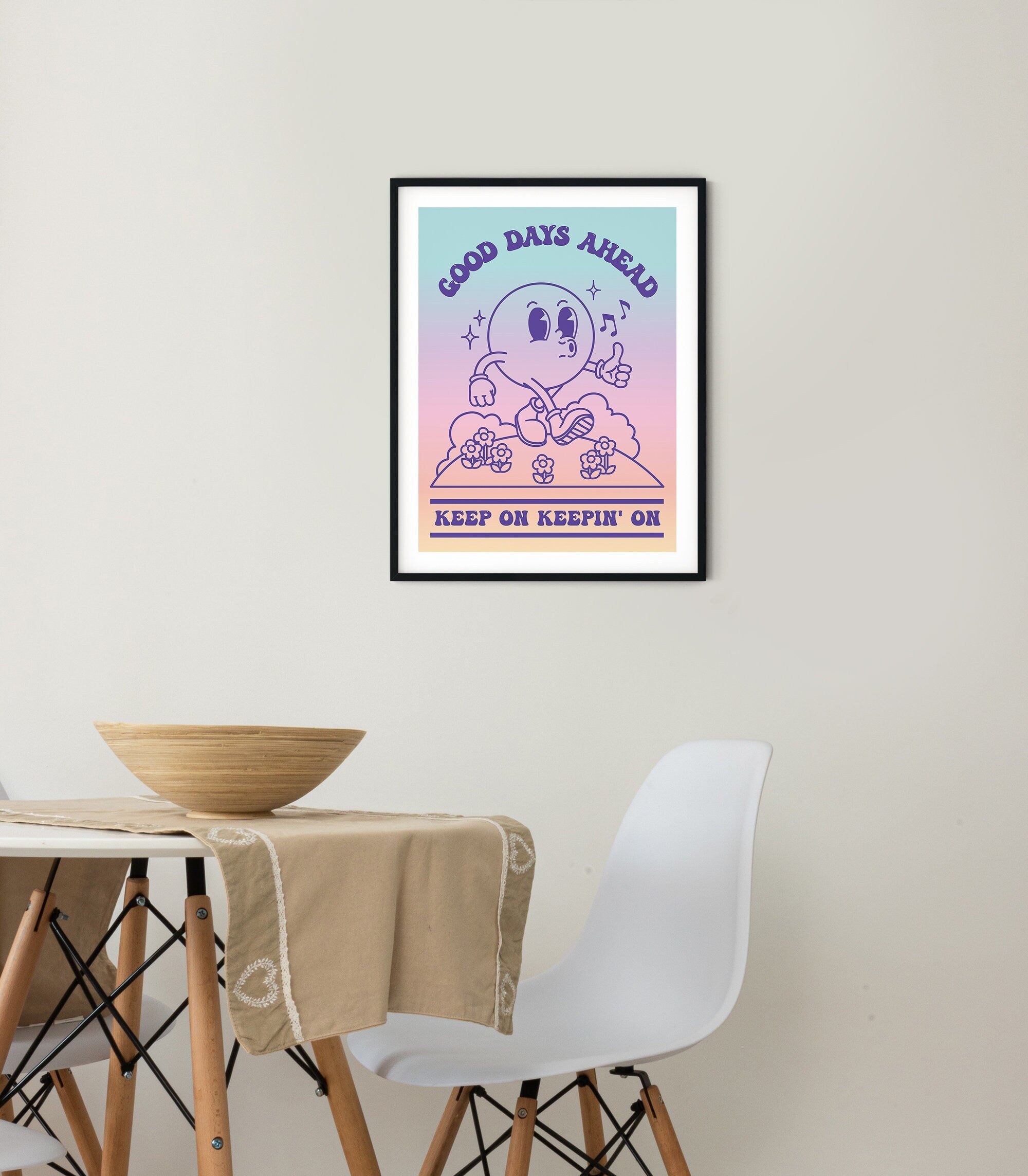 Good Days Ahead Retro Poster - shopartivo