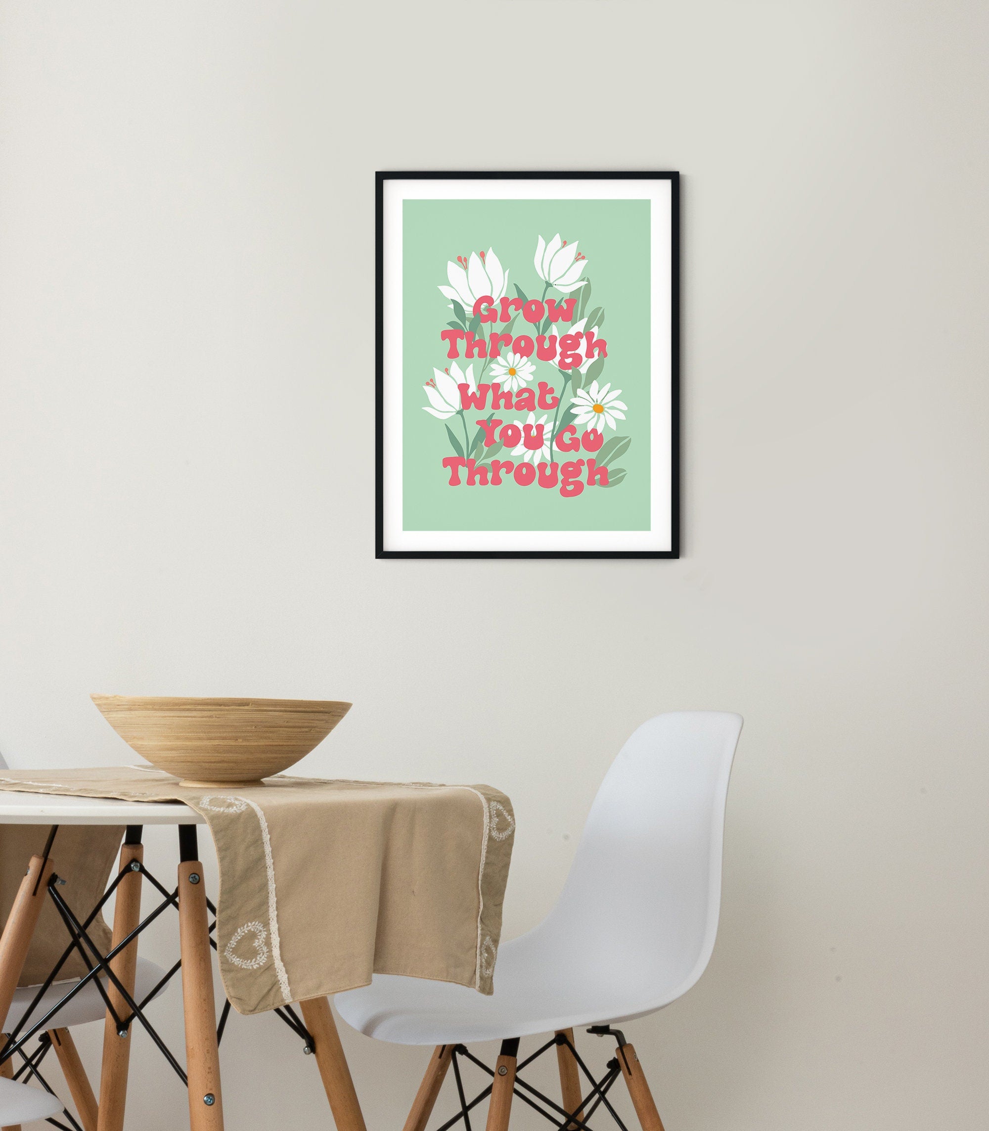 Grow Through What You Go Through Poster - shopartivo