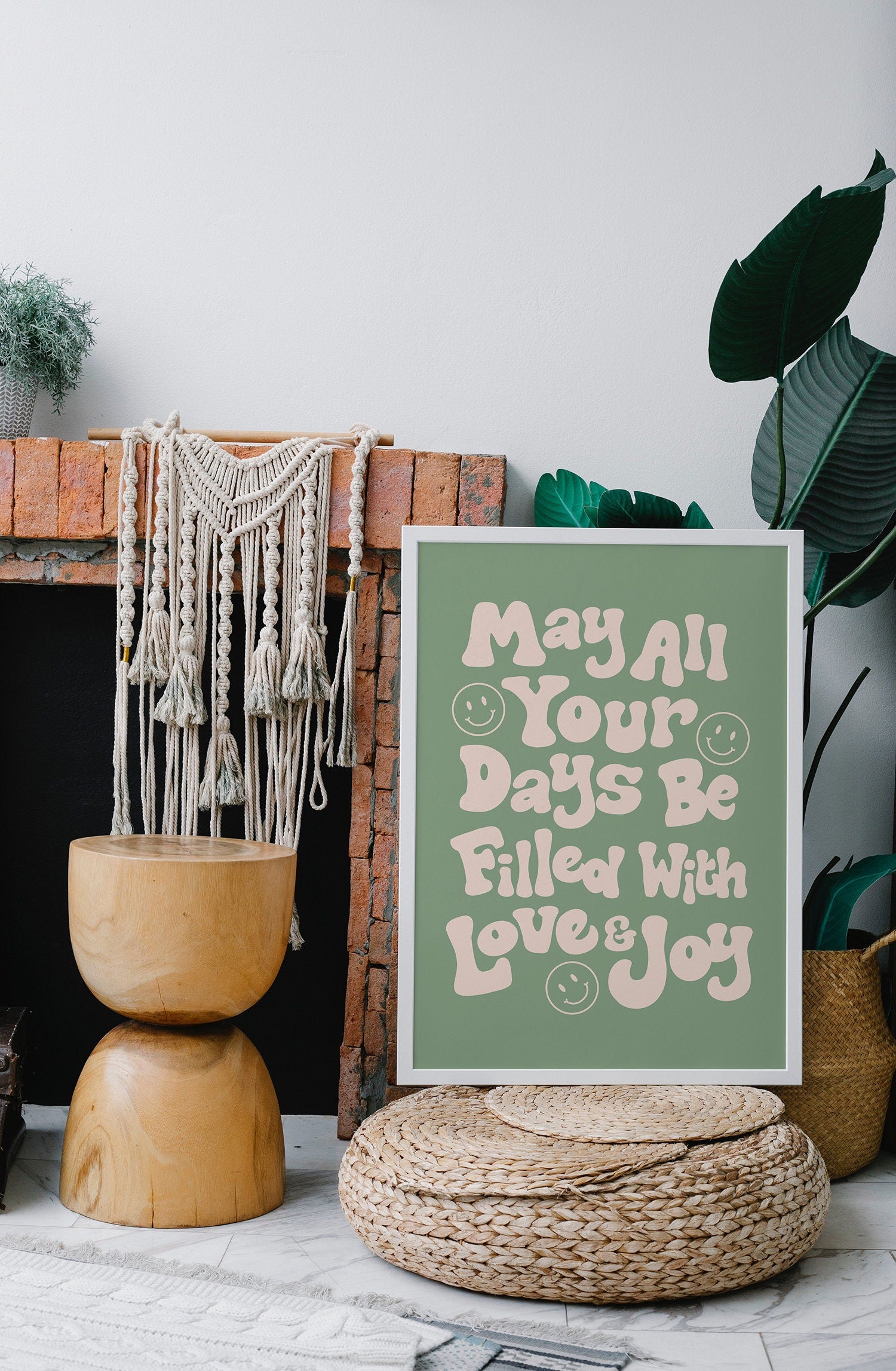 May All Your Days Be Filled With Love And Joy Poster - shopartivo