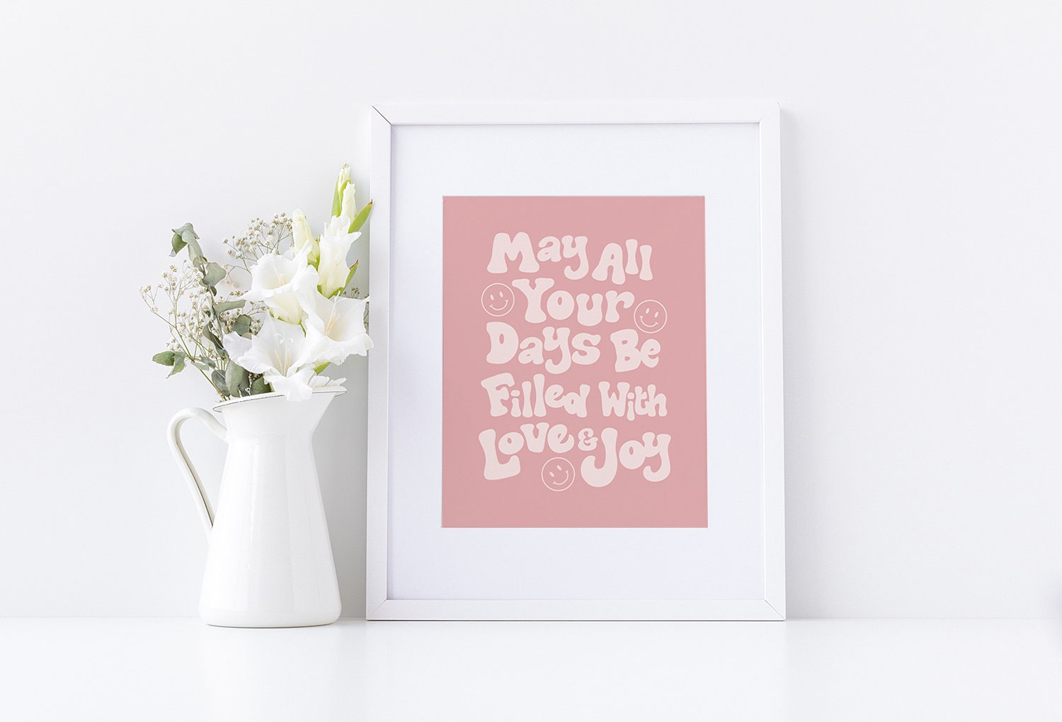 May All Your Days Be Filled With Love And Joy Poster - shopartivo