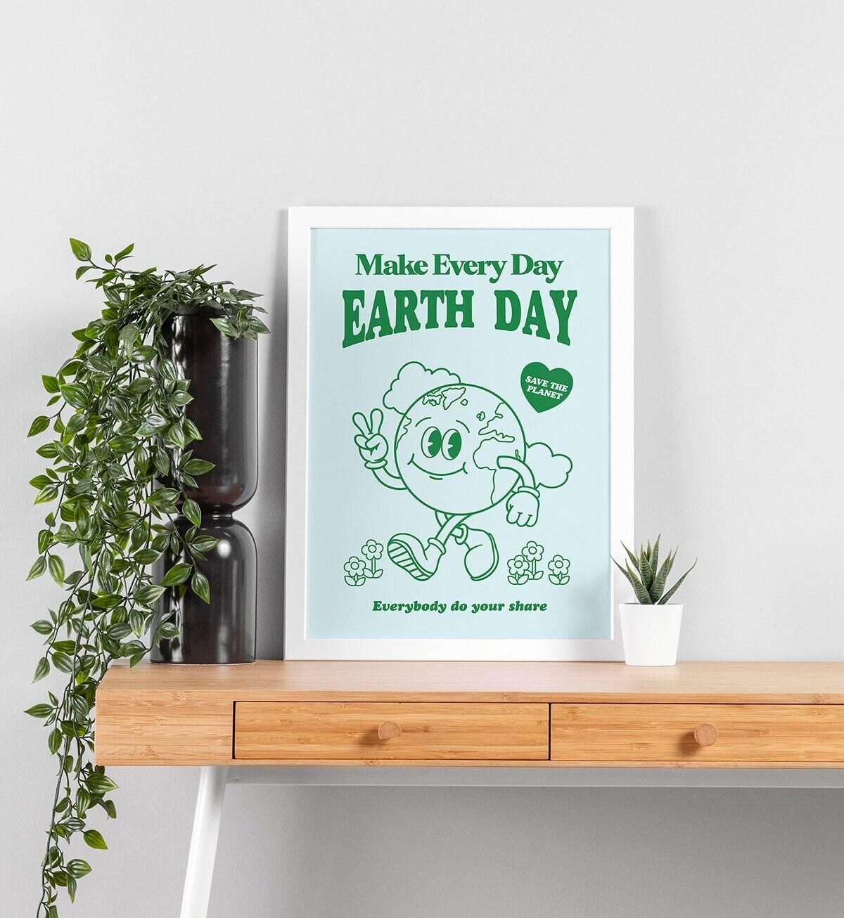 Earth Day Retro Poster - shopartivo