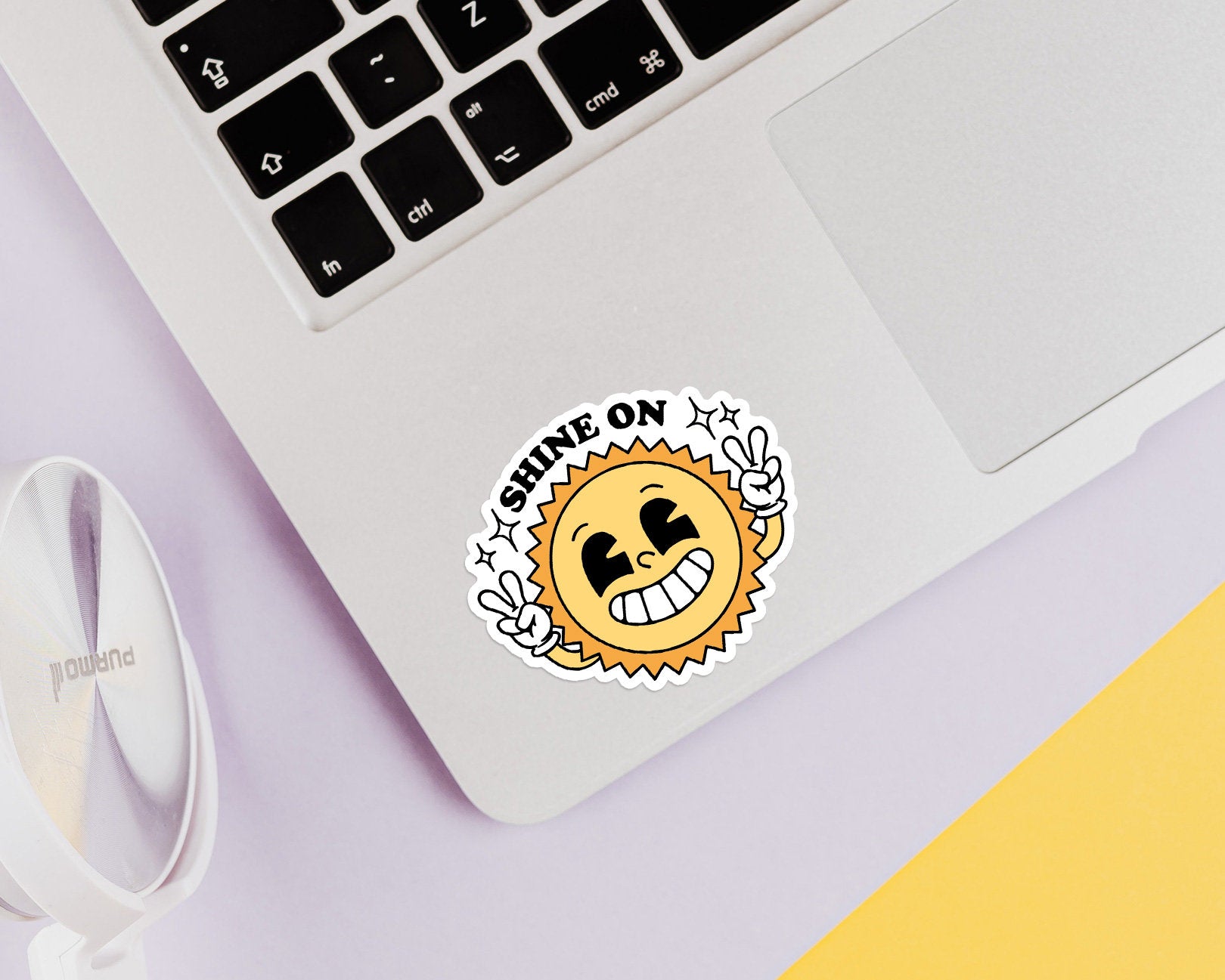 Shine on Sun Sticker