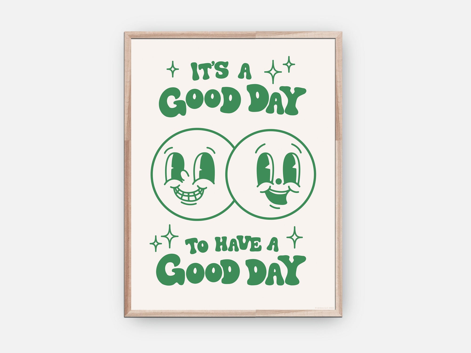 It's a Good Day Retro Poster - shopartivo