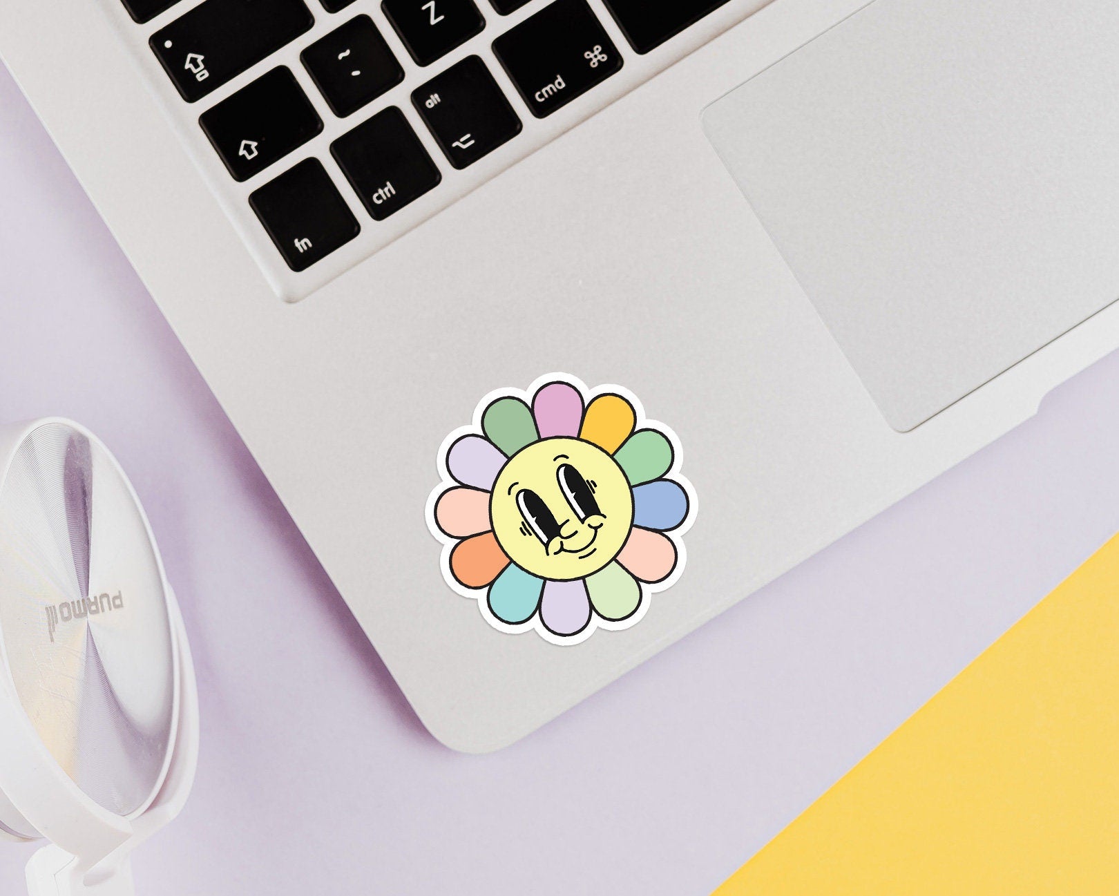 Retro Flower Sticker