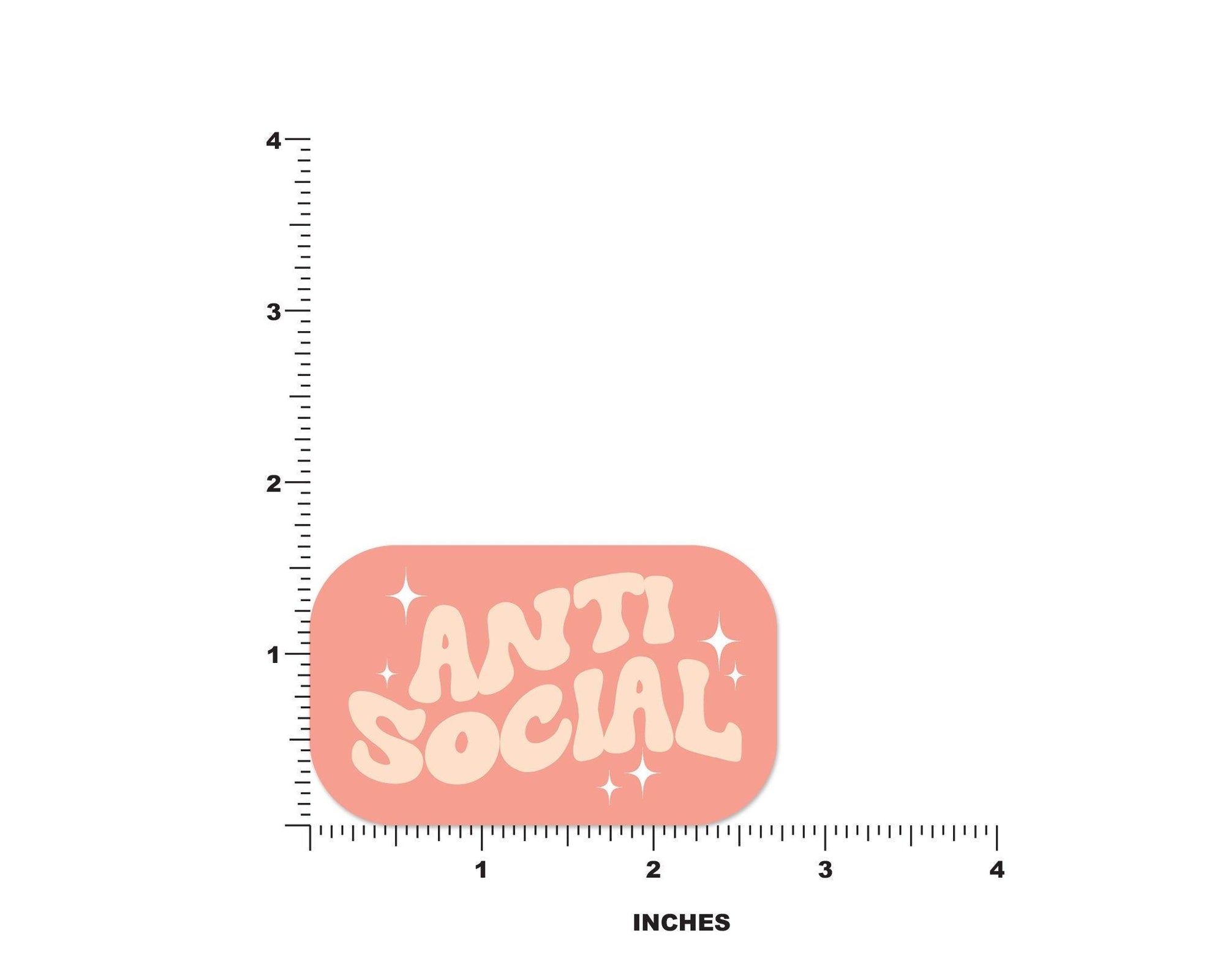 Antisocial Sticker - shopartivo