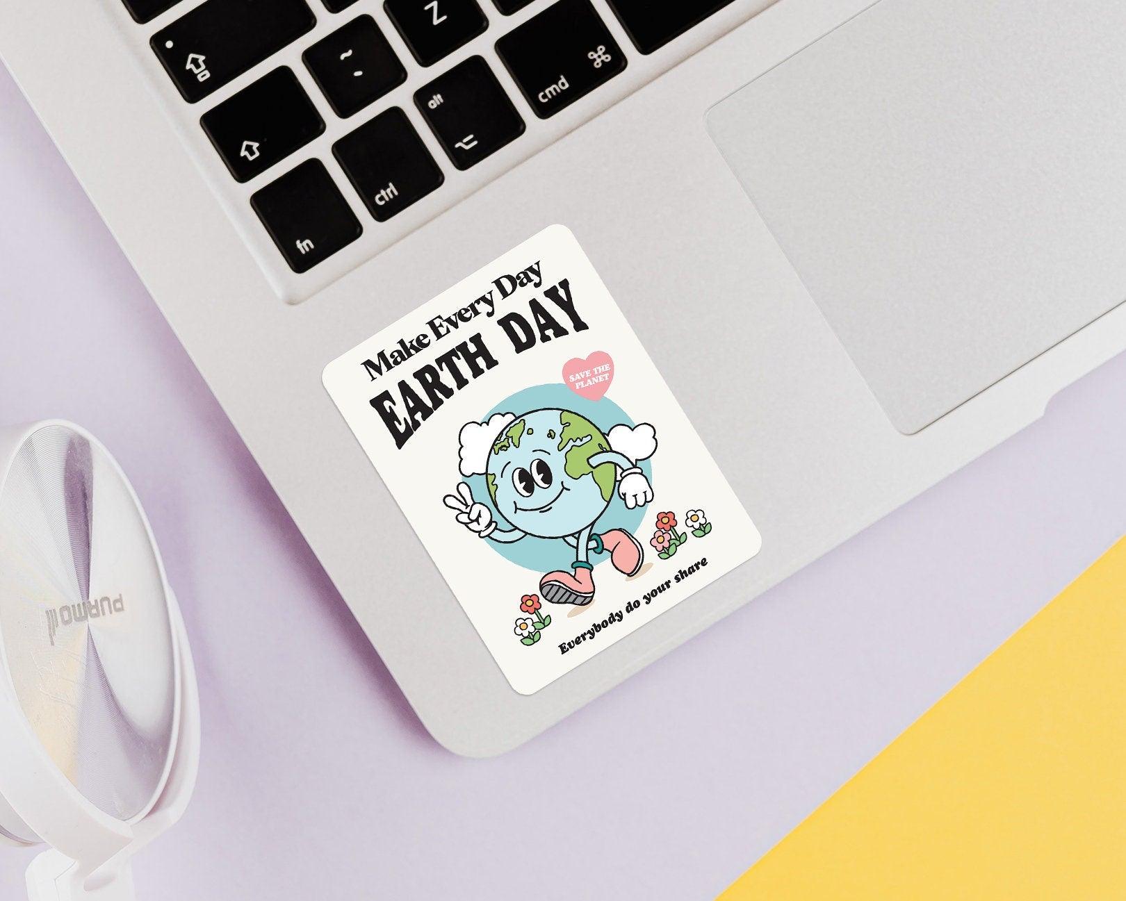 Earth Day Sticker, Cute Sticker - shopartivo