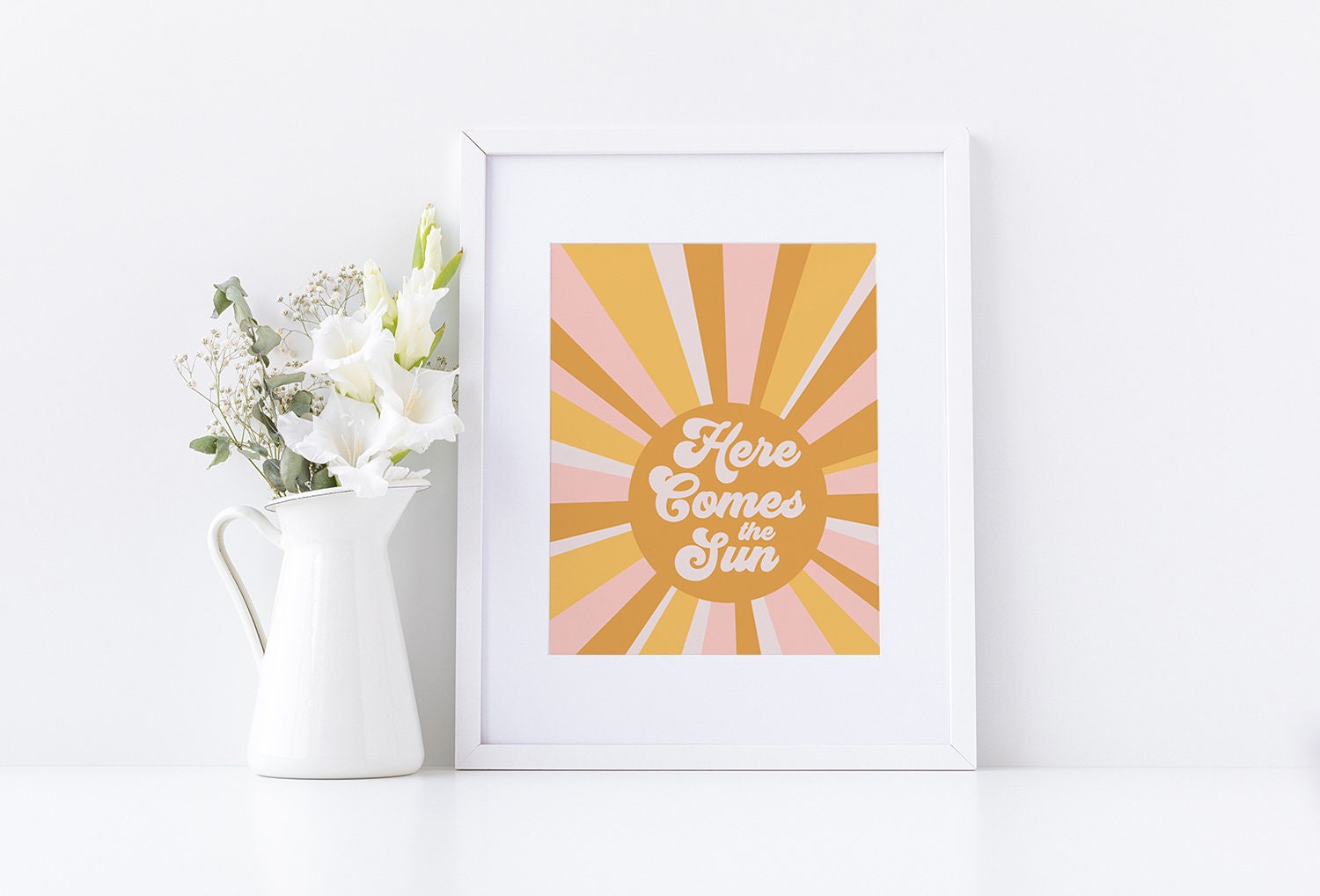 Here Comes The Sun Poster - shopartivo