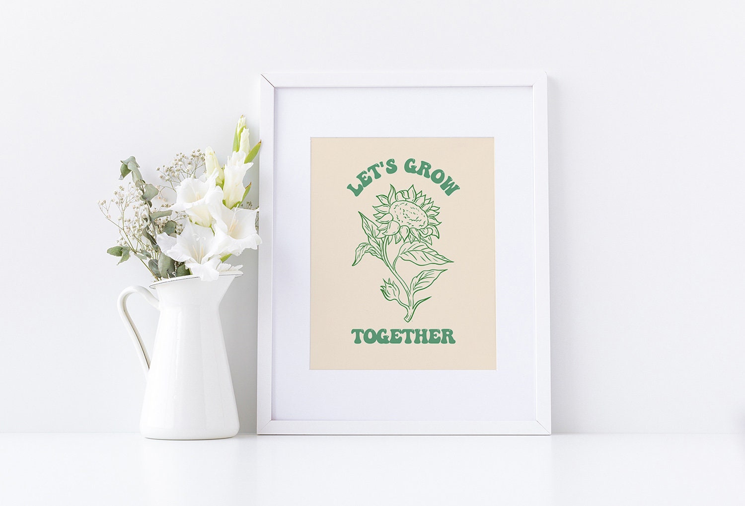 Let's Grow Together Poster - shopartivo