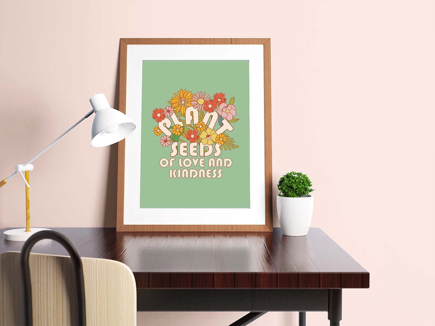 Plant Seeds of Love and Kindness Poster