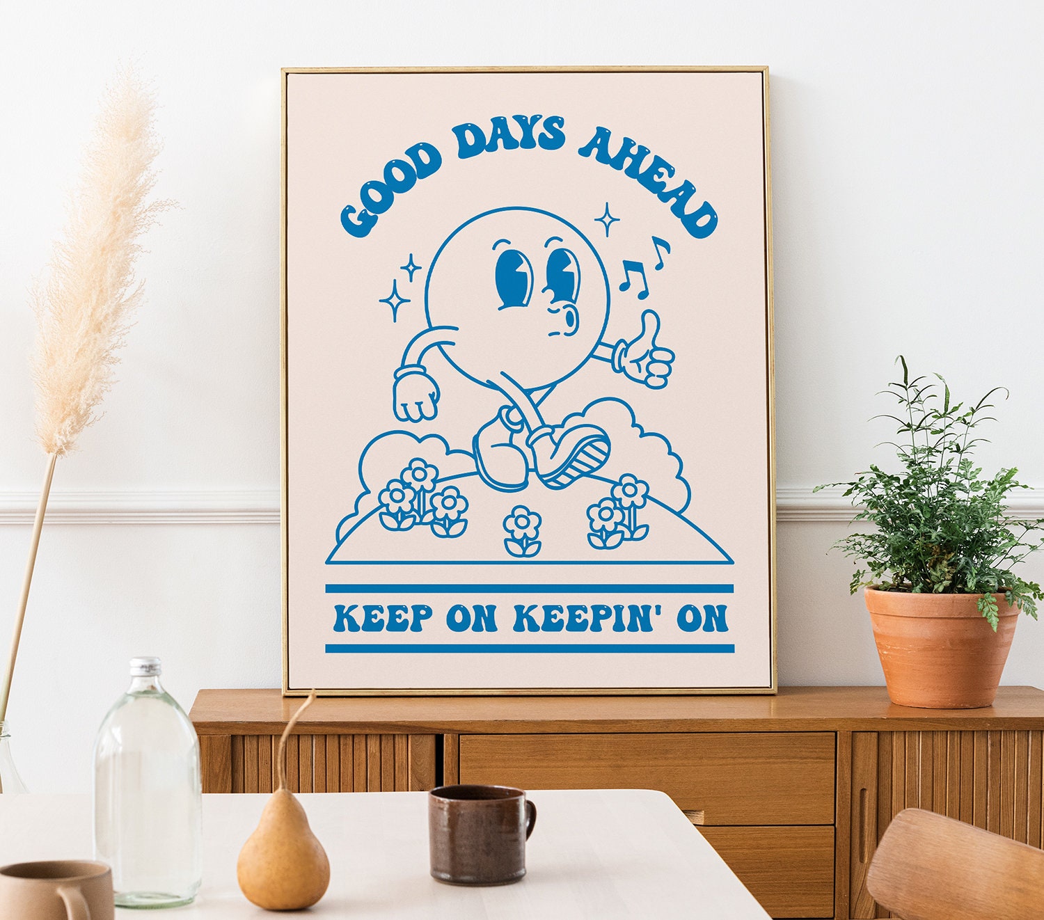 Good Days Ahead Retro Poster - shopartivo