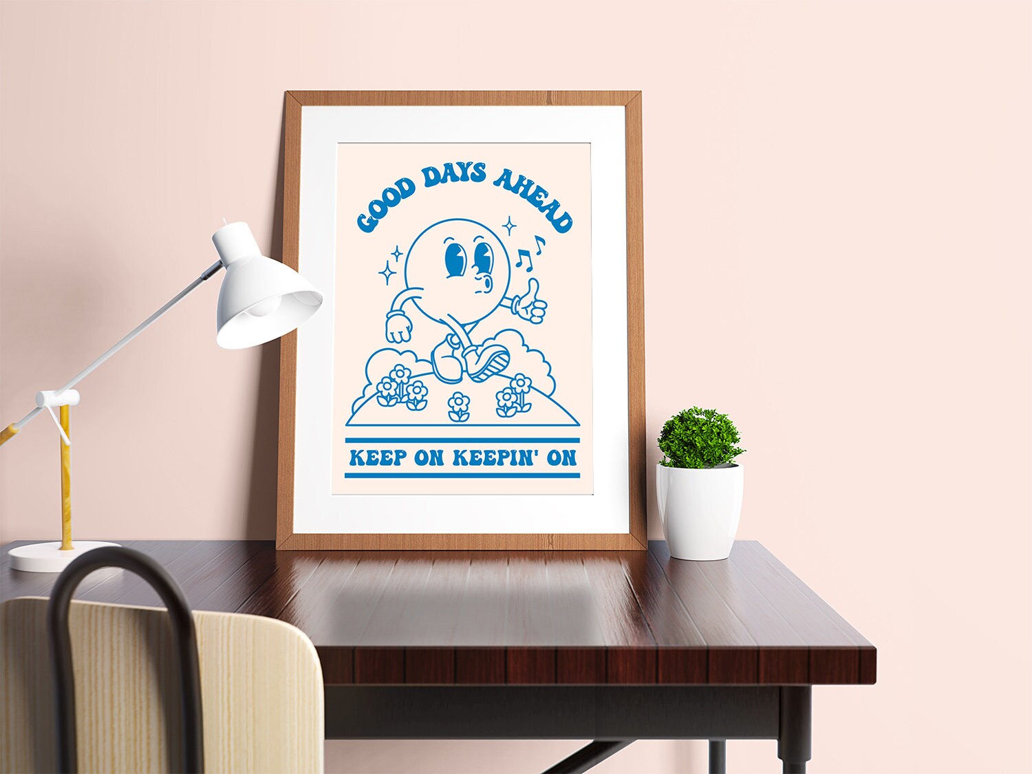 Good Days Ahead Retro Poster - shopartivo