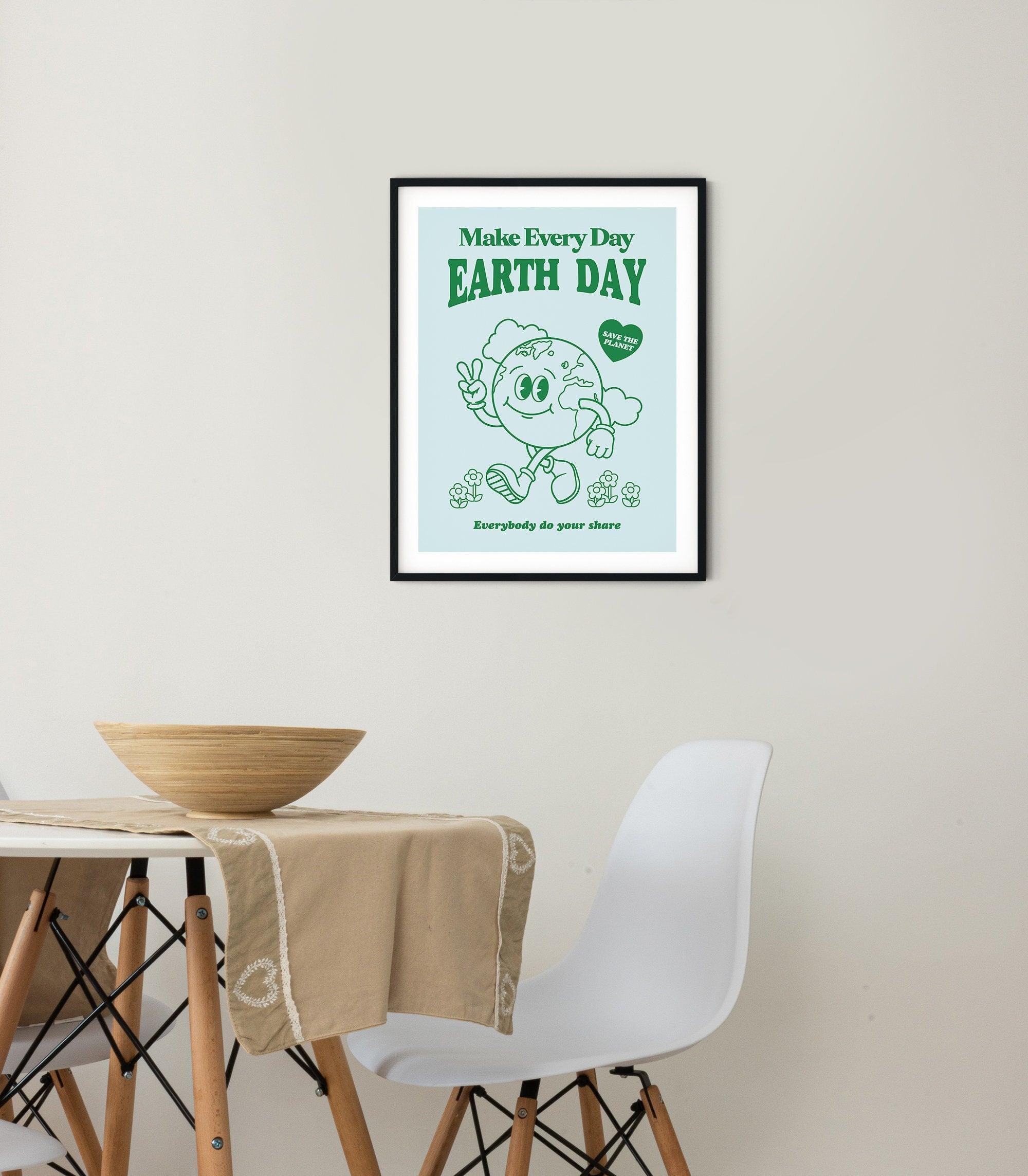 Earth Day Retro Poster - shopartivo