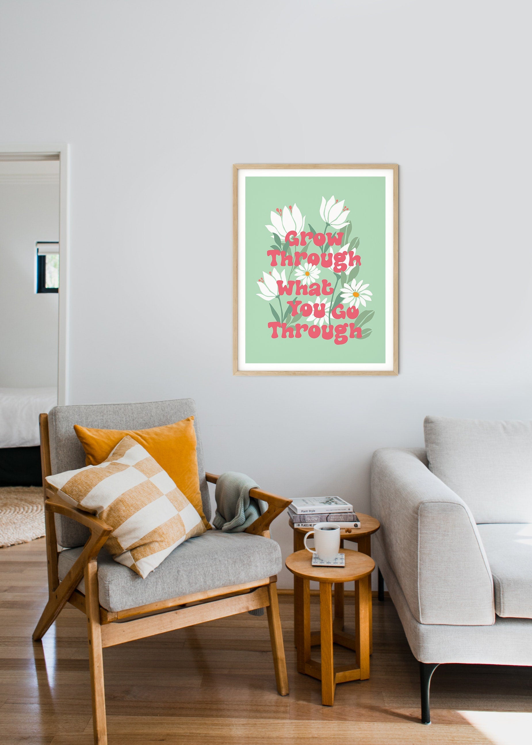 Grow Through What You Go Through Poster - shopartivo