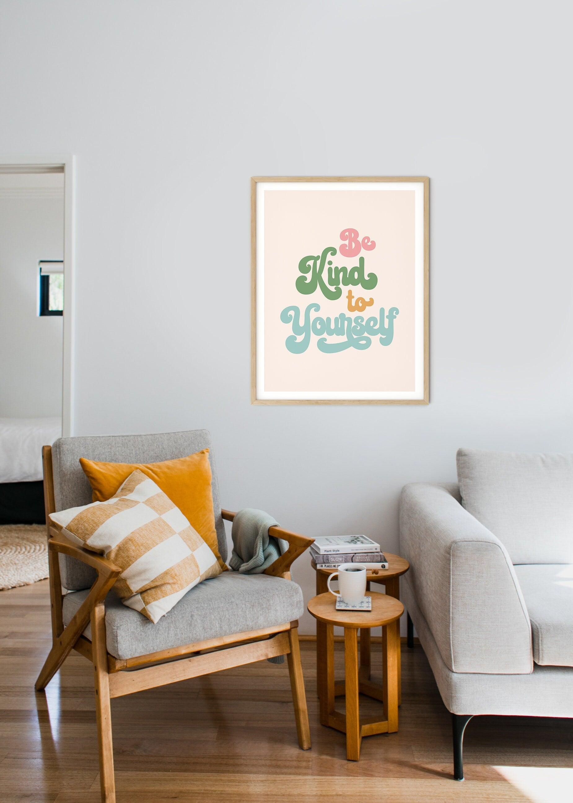 Be Kind To Yourself Poster - shopartivo