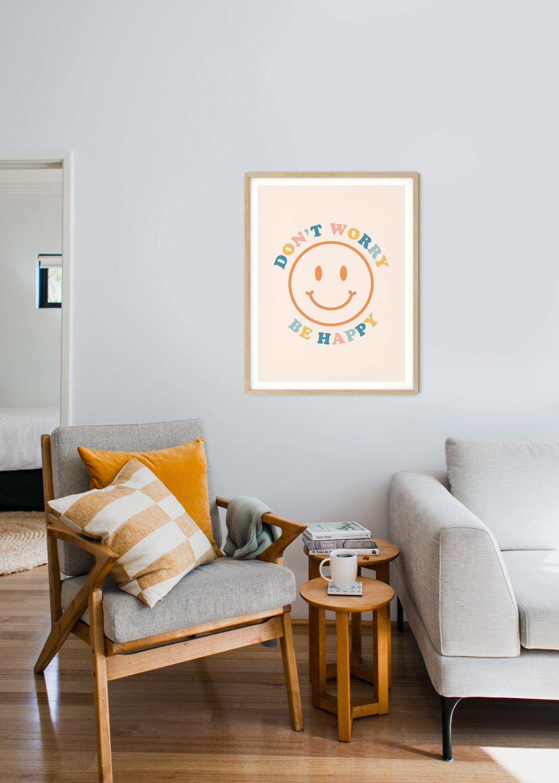 Don't Worry Be Happy Poster - shopartivo