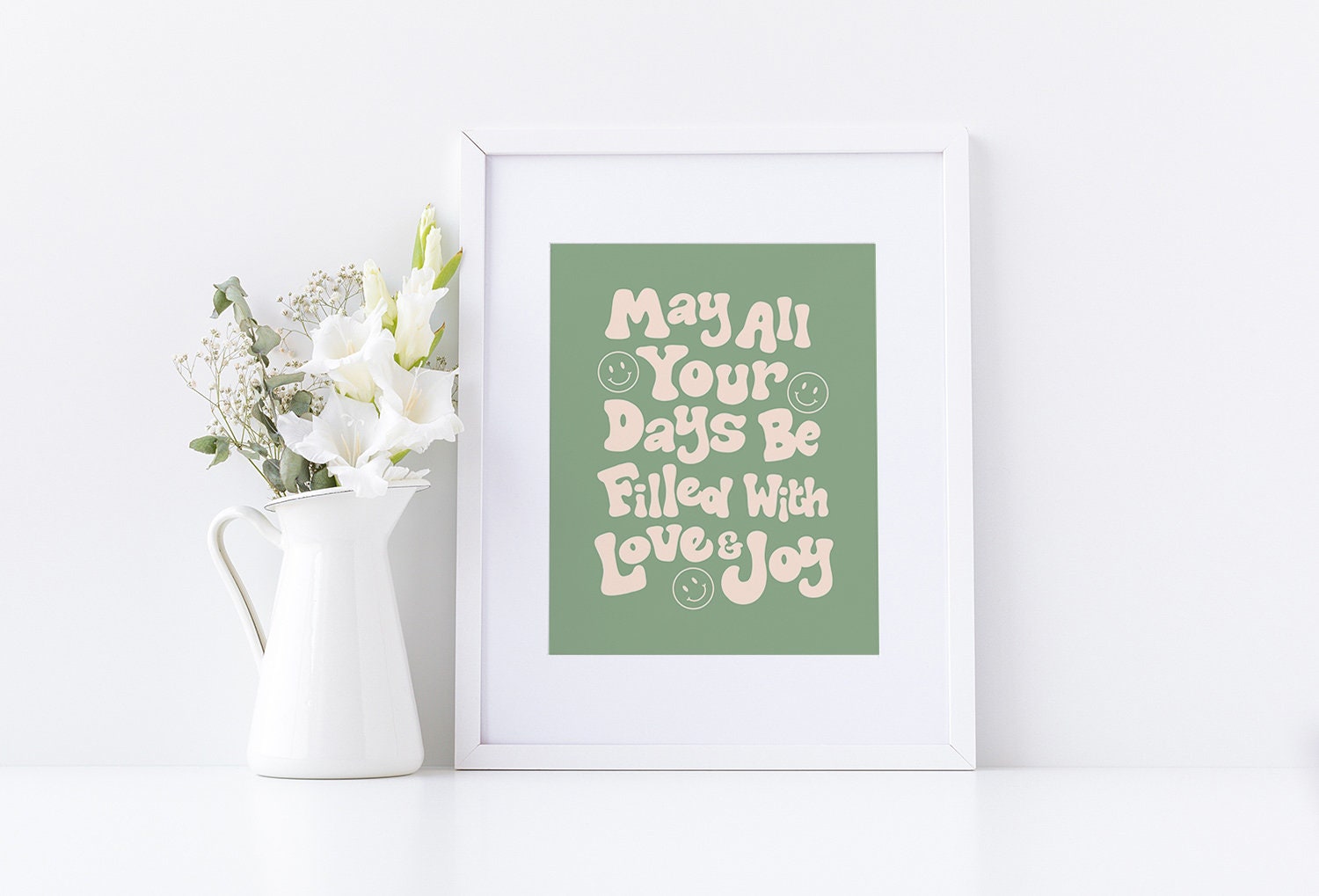 May All Your Days Be Filled With Love And Joy Poster - shopartivo