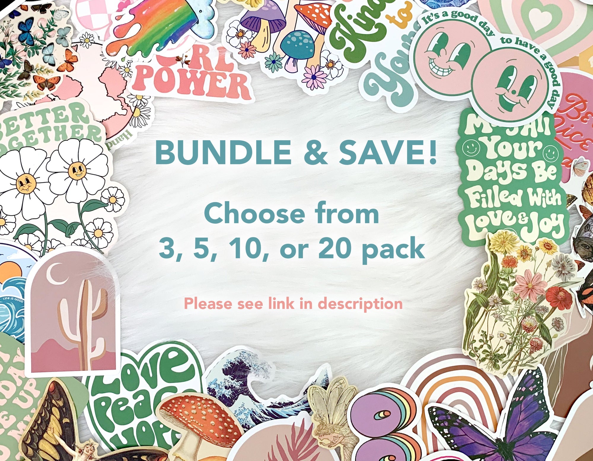 Green Stickers 5 Pack - shopartivo