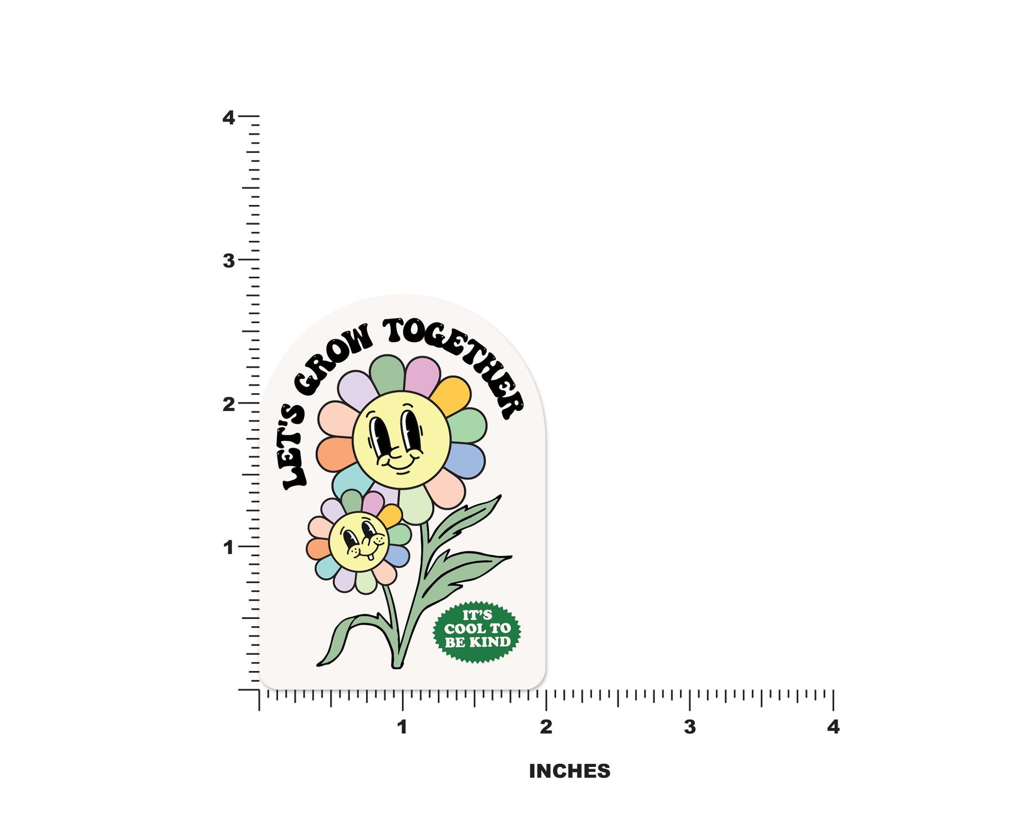 Let's Grow Together Sticker - shopartivo