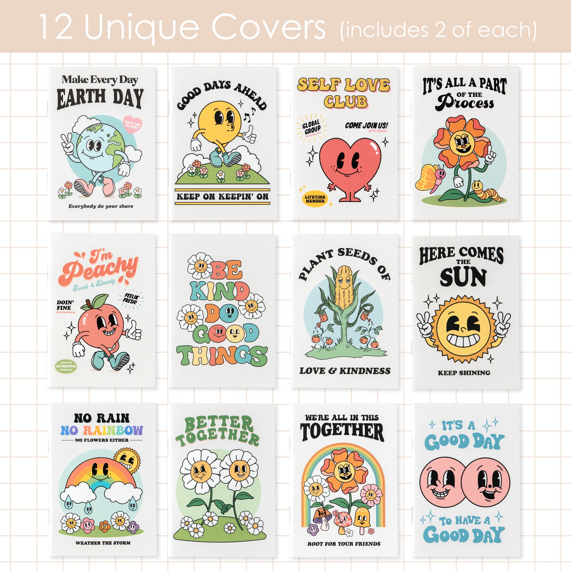 Mini Retro Notebooks - shopartivo