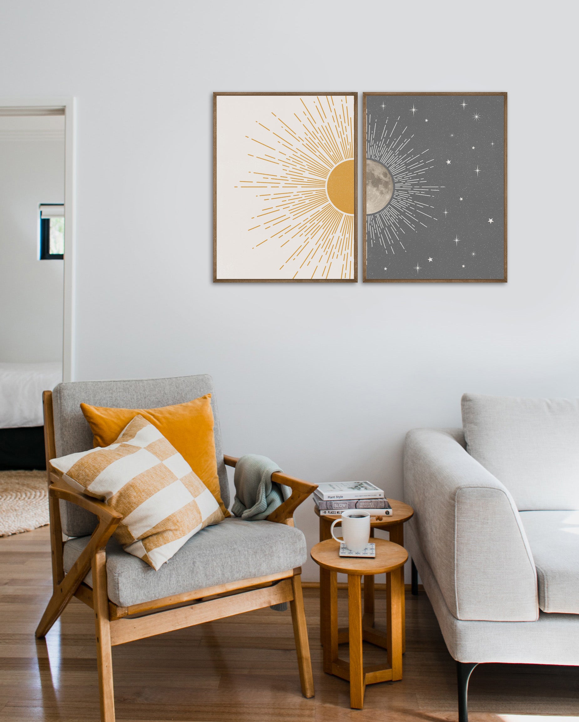 Sun and Moon Poster Set