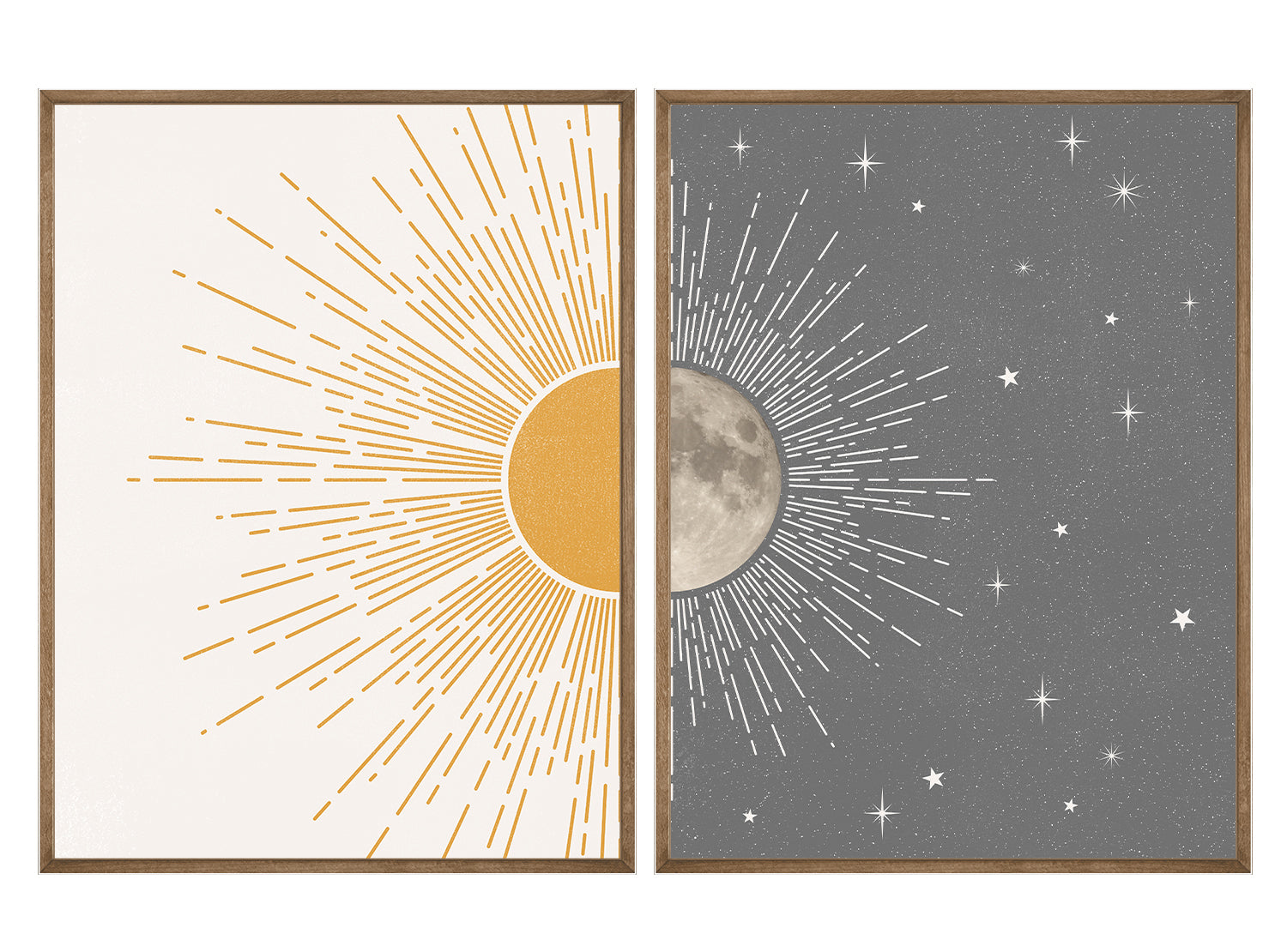 Sun and Moon Poster Set